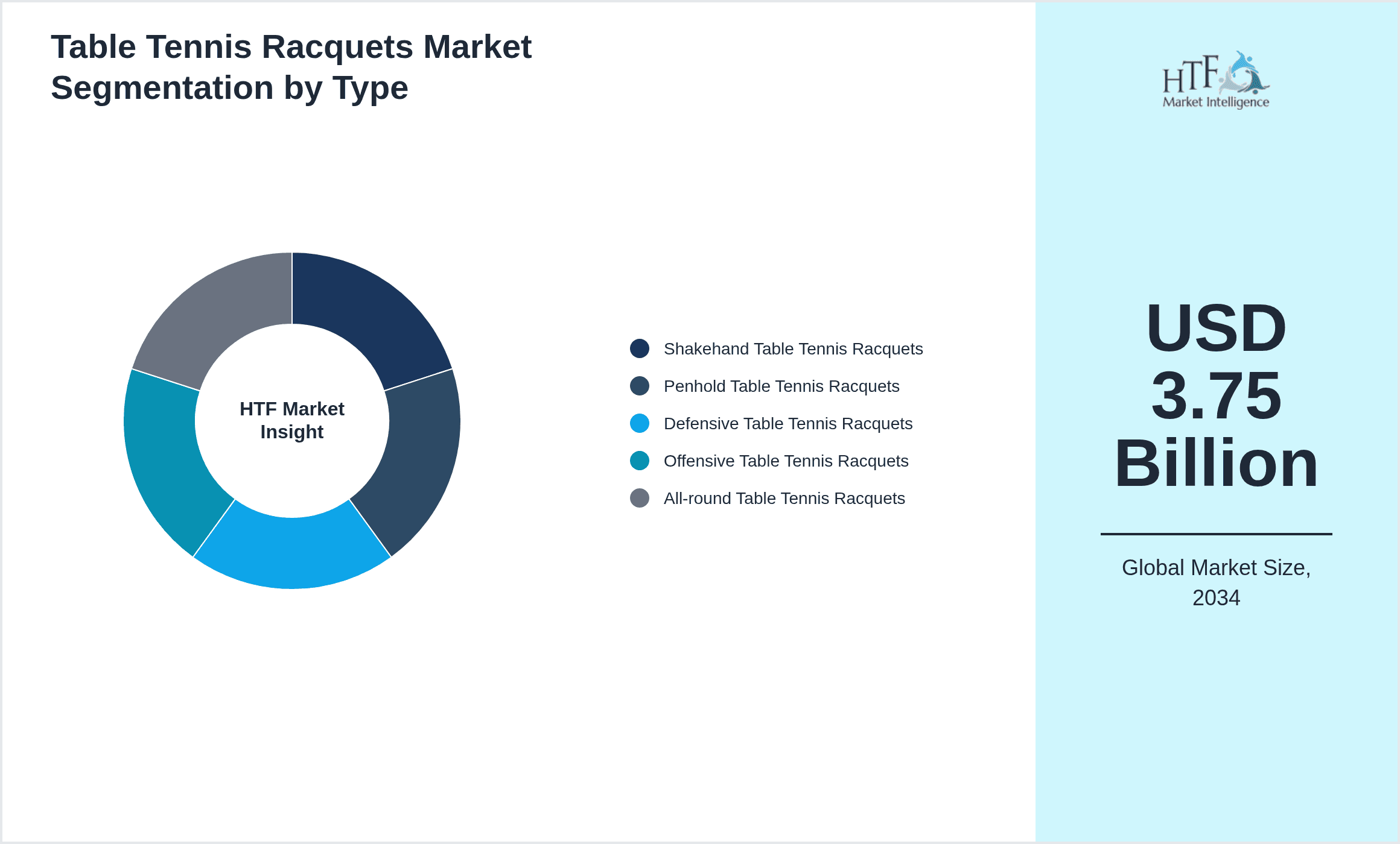 Table Tennis Racquets Market Segmentation by Type