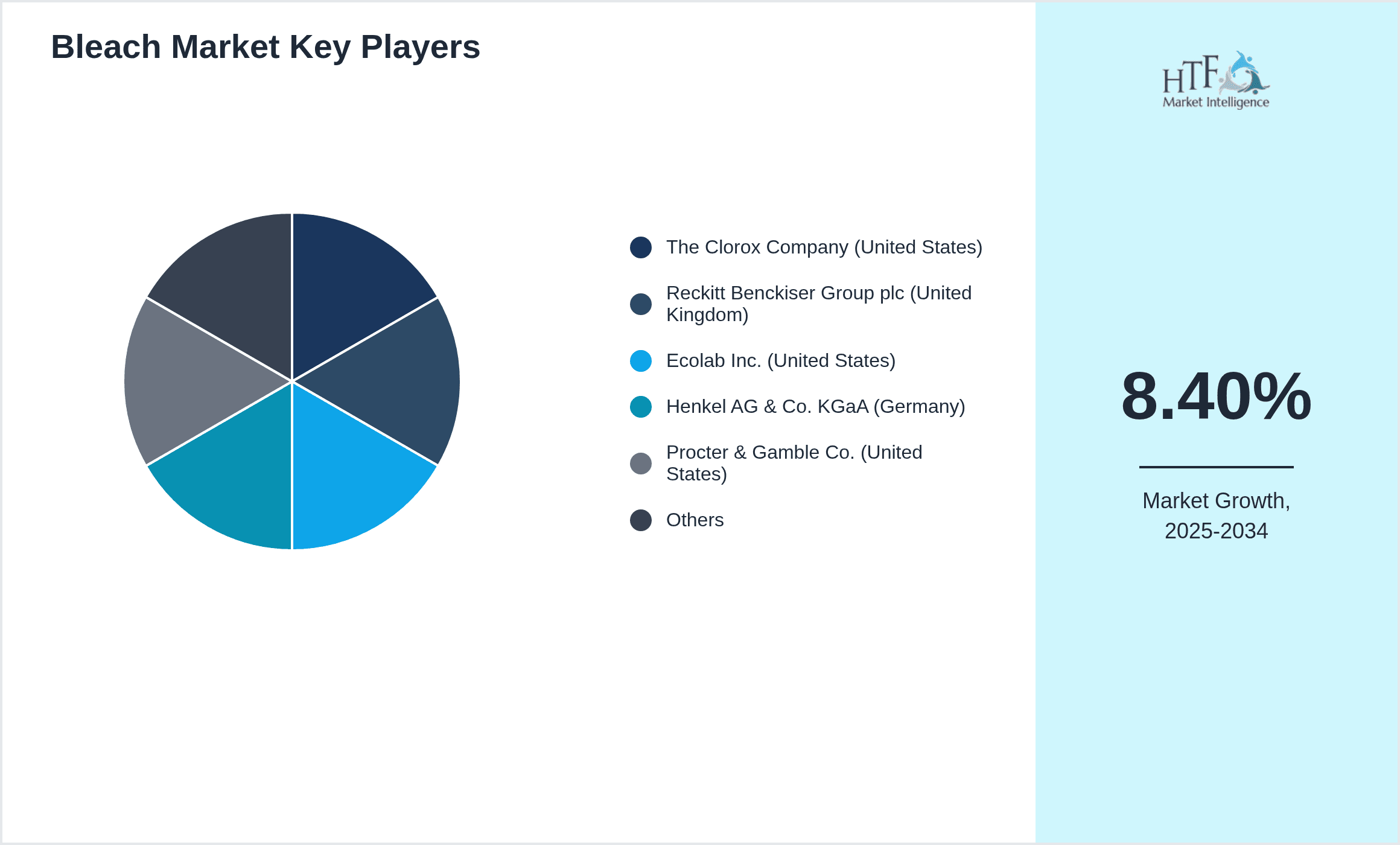 Bleach Market Share by Key Players